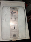 I-T-E Disconnect 60 Amp 240 Volt 3 Phase 15 H.P Cat# NFR322