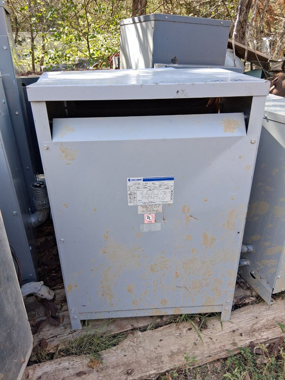 Challenger Transformer 75 KVA 480 Volt 3 Phase 60 Hz Cat# 752-415