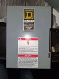 Square D Disconnect 30 Amp 240 Volt 60 Hz Cat# D321N