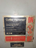 Cutler-Hammer/EATON Disconnect 200 Amp 277/480 Volt 600 Volt 4 Wire