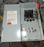 Sylvania Disconnect 100 Amp 480 Volt Cat# HD363SN