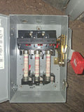GE Disconnect 30 Amp 600 Volt Model 7 Cat# TH3361