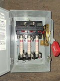 GE Disconnect 30 Amp 600 Volt Model 7 Cat# TH3361