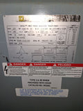 Square D 225 KVA Transformer 480-208Y/120 Volt 3 Phase 60 Hz Cat# 225T3HBCU-52DB