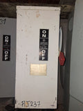 GE Disconnect 60 Amp 600 Volt Model 10 Cat# TH3362R Fused
