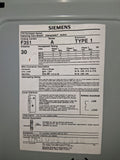 Siemens/I-T-E Disconnect 30 Amp 600 Volt Cat# F351 Un-Fused