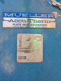 Mueller Plate Heat Exchanger Max W.P 125 Model# AT80B-20