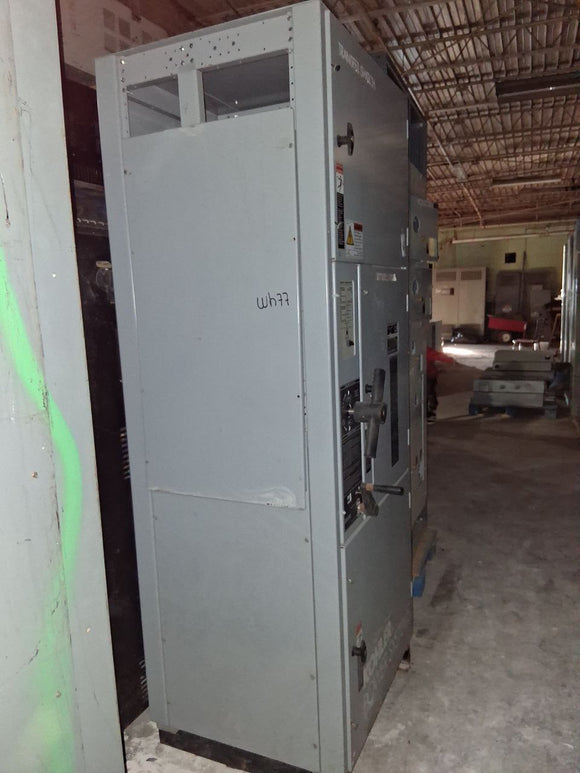 Kohler Transfer Switch 260 Amp 480 Volt 4 Wire 3 Phase 3 Poles 60 Hz