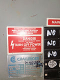 Challenger 225 Amp Panel With Breakers 120/208 Volt 3 Phase 4 Wire