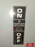 GE Disconnect 30 Amp 600 Volt Model 7 Cat# TH3361