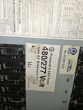 GE 225 Amp Main Panel With Breakers 480Y/277 Volt 3 Phase 4 Wire