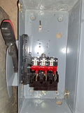 Square D Disconnect 60 Amp 600 Volt Cat# HU362