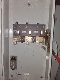GE Disconnect 200 Amp 240 Volt Model 8 Cat# TGN3324  Fused