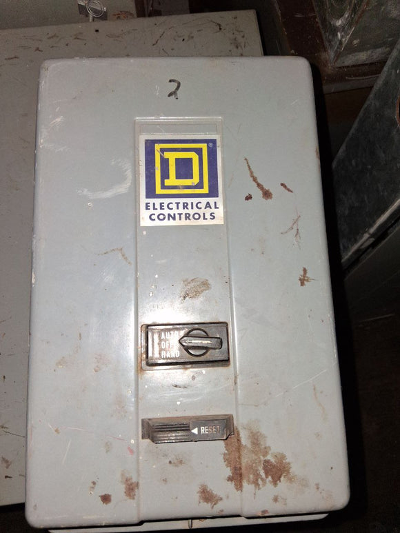 Square D Nema Size 2 8536 Motor Starter 600 Volt Type SDG1