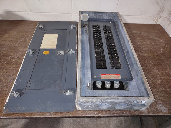 GE NLTQ 225 Amp Panel With Breakers  120/208 Volt 3 Phase 4 Wire