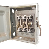 GE Disconnect 200 Amp 600 Volt 3 Pole Cat# TC35364 Type HD Style A Un-Fused
