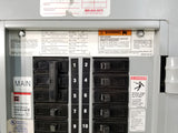 CH/Cutler Hammer PRL1 Panel With 40 Amp Main & Breakers 120/208 Volt 3 Phase 4 W