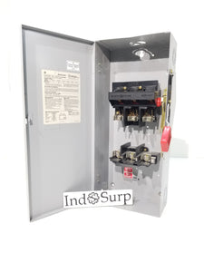 GE Disconnect 60 Amp 600 Volt Model 1 Cat# TH3362 Max. HP 50
