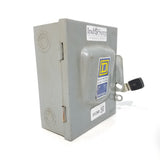 Square D Disconnect 30 Amp 240 Volt Cat# DU321 Un-Fused