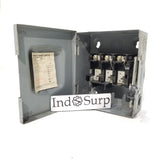 Square D Disconnect 30 Amp 240 Volt Cat# DU321 Un-Fused