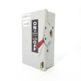 GE Disconnect 30 Amp 240 Volt Cat# TGN3321 Un-Fused