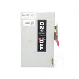 GE Disconnect 30 Amp 240 Volt Cat# TGN3321 Un-Fused