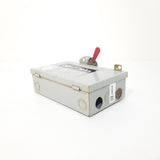 GE Disconnect 30 Amp 240 Volt Cat# TGN3321 Un-Fused