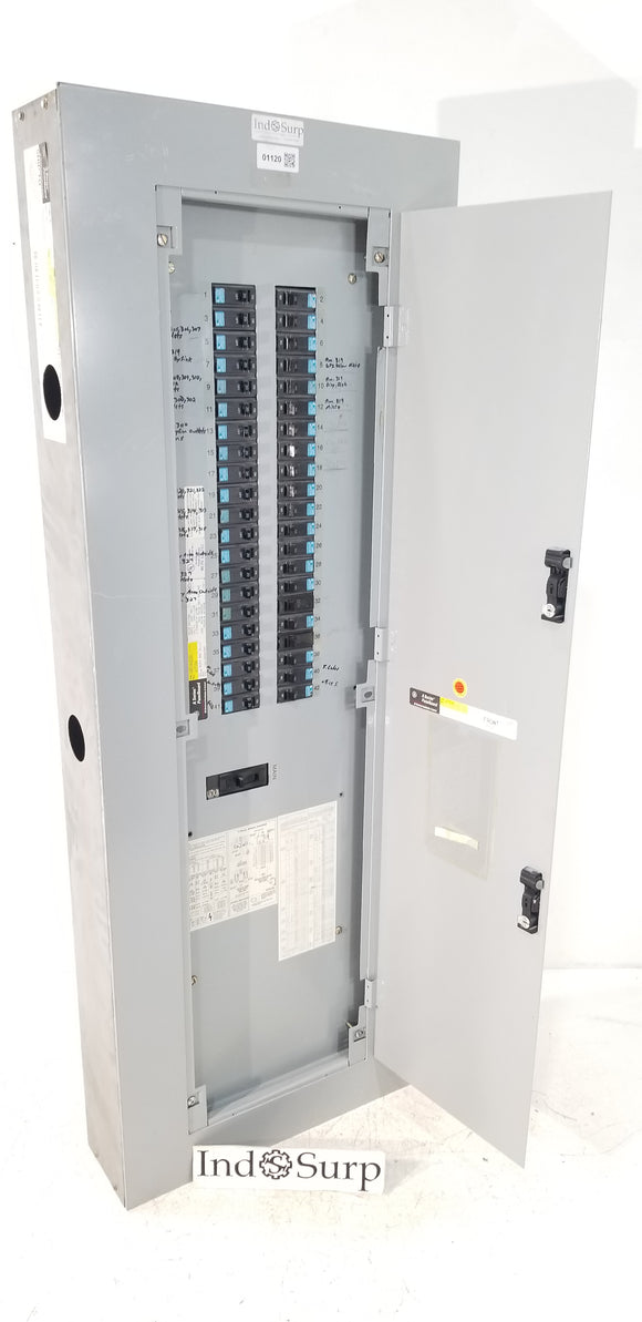 GE Panel With 225 Amp Main  & Breakers  208Y/120 Volt 3 Phase 4 Wire
