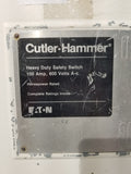 CH/EATON Disconnect 100 Amp 600 Volt  UN-FUSED
