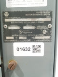 A-B Bulletin 2100 Motor Control Center 600 Amp 600 Volt 3 Phase