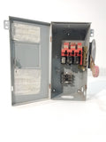 CH/EATON Disconnect 30 Amp 600 Volt Cat# DH362URK UN-FUSED