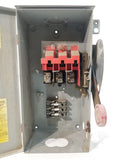 CH/EATON Disconnect 30 Amp 600 Volt Cat# DH361URK UN-FUSED