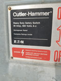 CH/EATON Disconnect 30 Amp 600 Volt Cat# DH361URK UN-FUSED