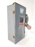 CH/EATON Disconnect 30 Amp 600 Volt Cat# DH361URK UN-FUSED