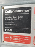 CH/EATON Disconnect 60 Amp 600 Volt Cat# DH362URK