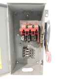 CH/EATON Disconnect 30 Amp 600 Volt Cat# DH361URK UN-FUSED