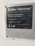 CH/EATON Disconnect 100 Amp 600 Volt  UN-FUSED