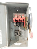 CH/EATON Disconnect 30 Amp 600 Volt Cat# DH361URK UN-FUSED