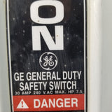 GE Disconnect 30 Amp 240 Volt Cat# TG3221R