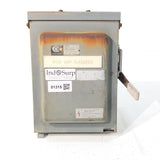 Cutler Hammer Disconnect 30 Amp 600 Volt 3 Phase Cat# DH361UR