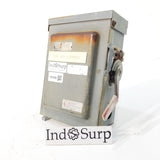 Cutler Hammer Disconnect 30 Amp 600 Volt 3 Phase Cat# DH361UR