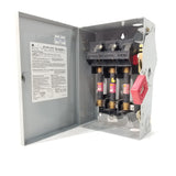GE Disconnect 30 Amp 600 Volt Cat# TH3361 Fused
