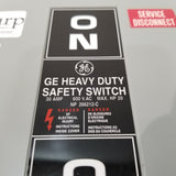 GE Disconnect 30 Amp 600 Volt Cat# TH3361 Fused