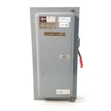 Cutler Hammer Disconnect 100 Amp 600 Volt Un-Fused Cat# DH363UD