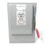 Westinghouse Disconnect 30 Amp 600 Volt Cat# HU361 Un-Fused