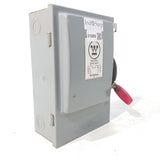 Westinghouse Disconnect 30 Amp 600 Volt Cat# HU361 Un-Fused
