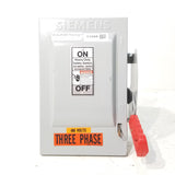 Siemens Disconnect 30 Amp 250 Volt Un-Fused Cat# HNF361