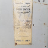 I-T-E Disconnect 100 Amp 240 Volt Cat# IN-323