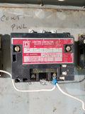 Square D Lighting Contactor 60 Amp 600 Volt 120/110 Coil Volt Cat# 284065EP