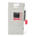 Cutler Hammer Disconnect 30 Amp 600 Volt Cat# DH361UGK Un-Fused